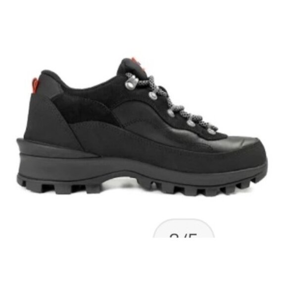 Hunter Explorer Leather Size 6 EU 37 Sneaker Black Lace Up NWOB Boots $138 - Picture 12 of 12